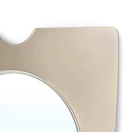 Image 1 of Specchio vintage con cornice in specchio bronzato, Italia 1970