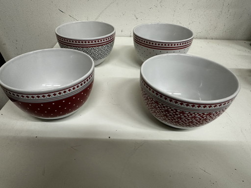 4 Geneviève Lethu bowls Excellent Condition