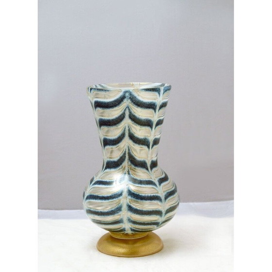 Image 1 of Vintage Graffito Barbarico Vase by Ercole Barovier for Barovier & Toso, 1969