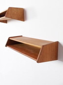 Tables de nuit flottantes modèle 24 par Aksel Kjersgaard pour Odder Møbelfabrik, Danemark années 60