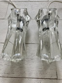 2x Lampada a sospensione in vetro