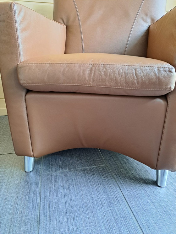 Image 1 of 2x Leolux Dolcinea armchairs