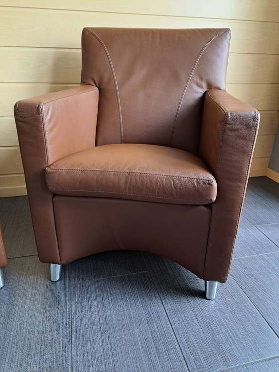 Image 1 of 2x Leolux Dolcinea armchairs