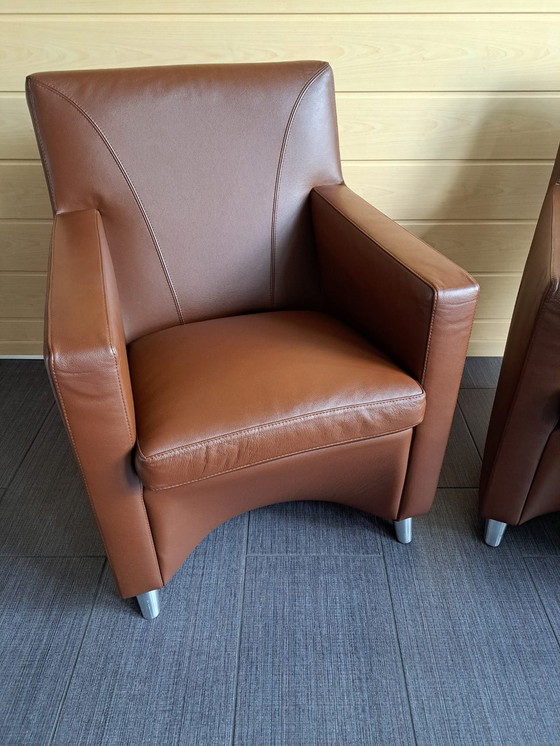 Image 1 of 2x Leolux Dolcinea armchairs