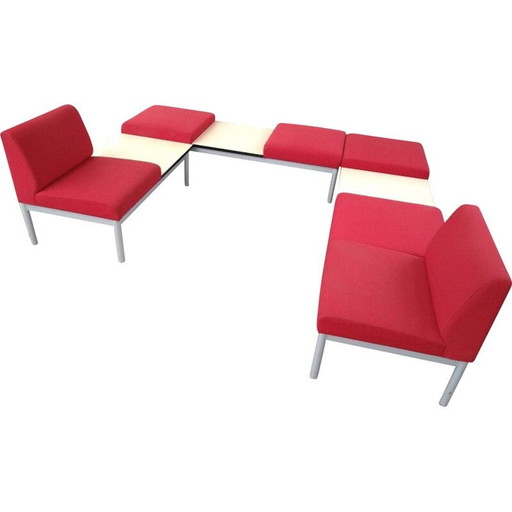 Zithoek modular vintage living room set