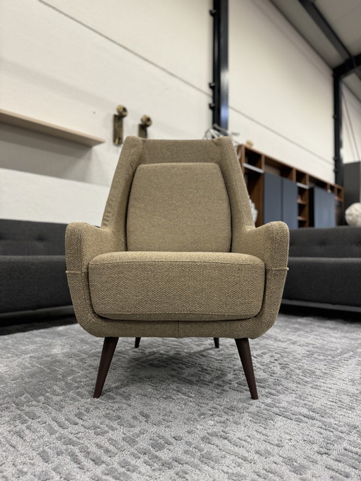 Gelderland 7860 Hold Tide Armchair Monza Fabric