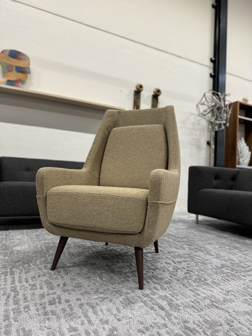 Gelderland 7860 Hold Tide Armchair Monza Fabric