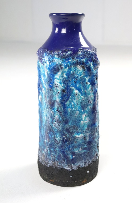 Image 1 of Vaso Marei Capri 4103 della Germania occidentale, blu vintage