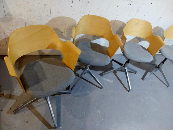 Image 1 of Series Of 4 Armchairs