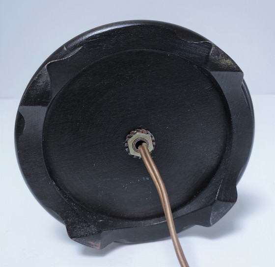 Image 1 of Lampada decorativa vintage in porcellana a forma di peonia