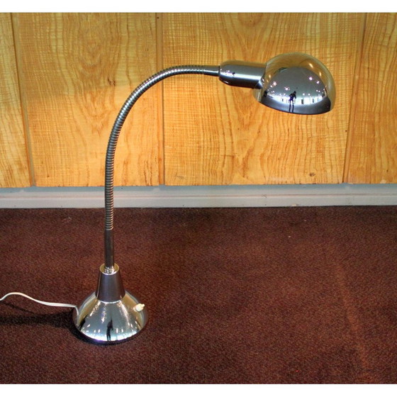 Image 1 of Lampada da scrivania vintage cromata, 1950