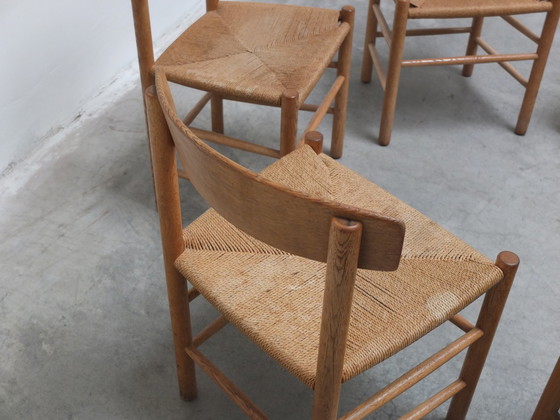 Image 1 of Ensemble de 6 chaises de salle à manger "J39" de Børge Mogensen pour Fdb Møbler, 1947