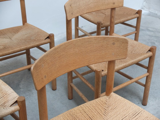 Image 1 of Early Set Of 6 'J39' Dining Chairs By Børge Mogensen For Fdb Møbler, 1947