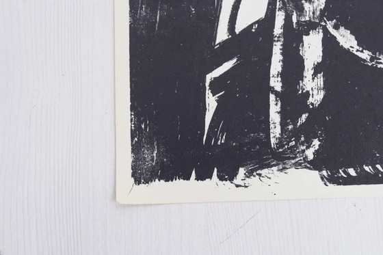 Image 1 of Lithographie de l'artiste suisse Bernd Völkle 1963