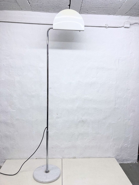 Image 1 of Italian Mezzaluna floor lamp design Bruno Gecchelin For Skipper 70s