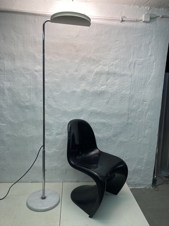 Image 1 of Italian Mezzaluna floor lamp design Bruno Gecchelin For Skipper 70s