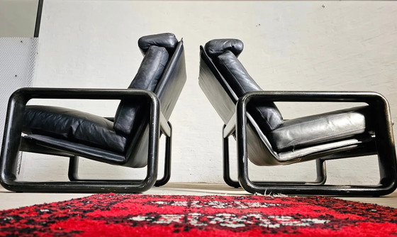 Image 1 of 5x Rosenthal Hombre leather armchair