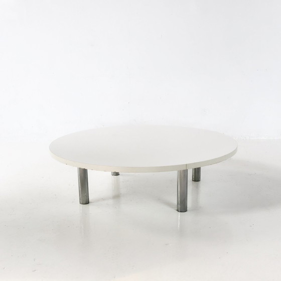 Image 1 of 1970s chrome coffee table