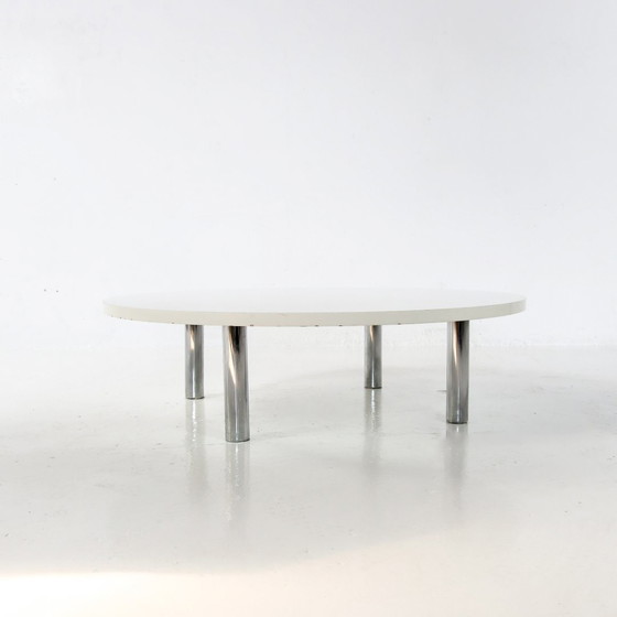 Image 1 of 1970s chrome coffee table