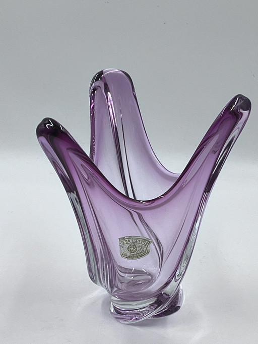 Val Saint Lambert Parma vase