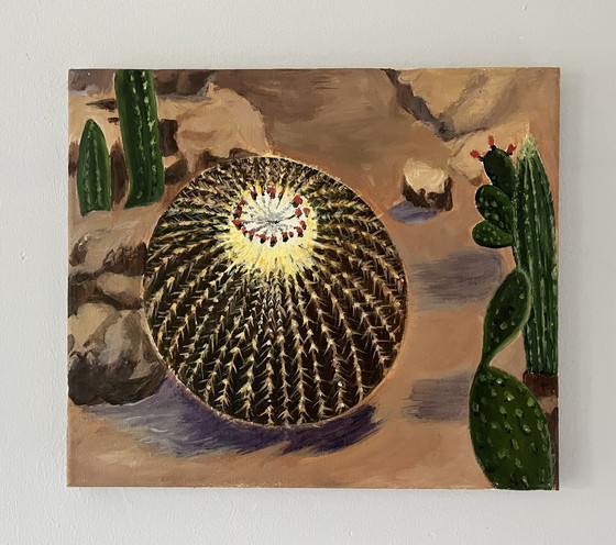 Image 1 of Small Painting Cactus 1