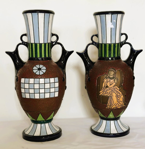 Image 1 of Lot De Paire De Vases