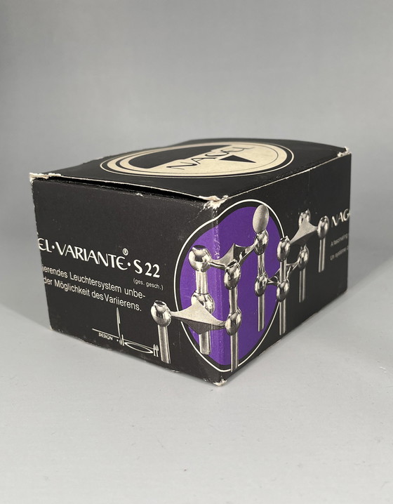 Image 1 of Nagel S22 Candlestick with box Mid - Century