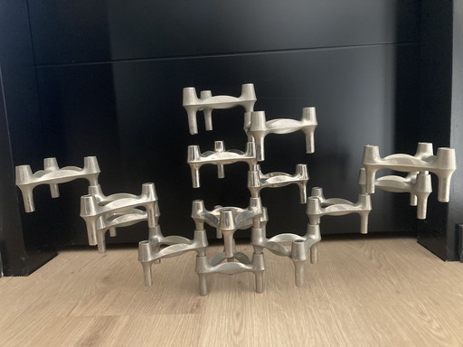 15x Bmf Stoff Nail Candlesticks