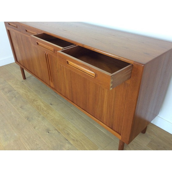 Image 1 of Vintage teak sideboard by Arne Hovmand Olsen for Mogens Kold - 1960s