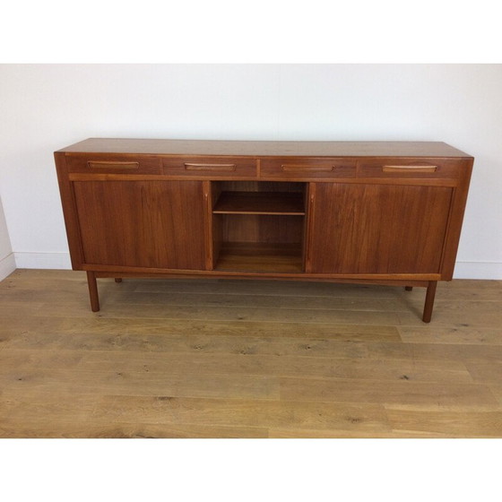 Image 1 of Vintage teak sideboard by Arne Hovmand Olsen for Mogens Kold - 1960s