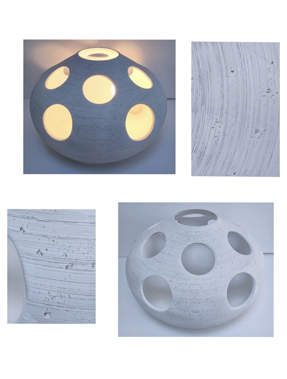 Image 1 of Lámpara de yeso de estilo orgánico