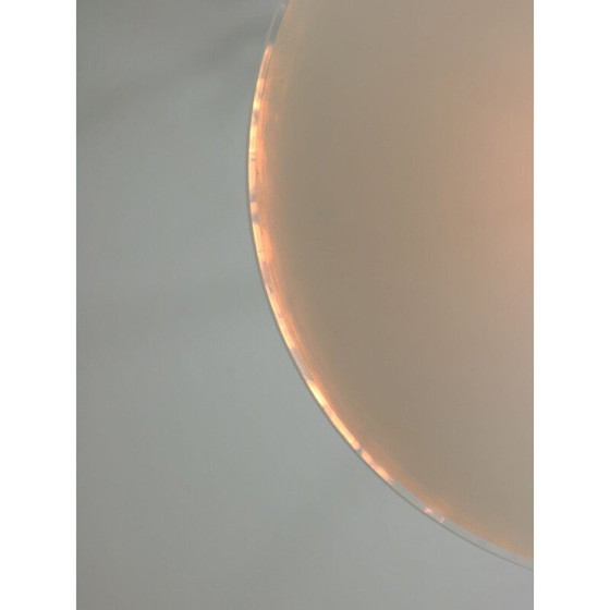 Image 1 of Vintage glass and brass pendant lamp, Italy