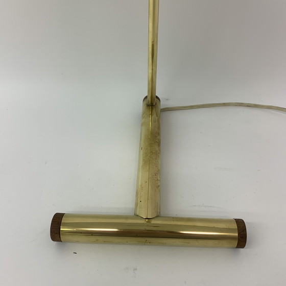 Image 1 of Rare Fifties Brass Table Lamp - 1950s