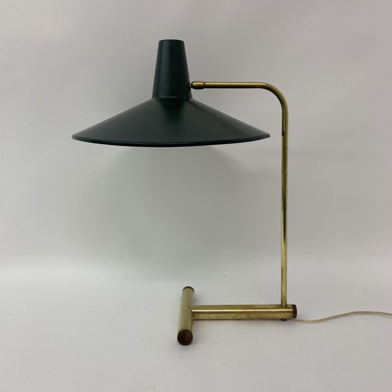 Image 1 of Rare Fifties Brass Table Lamp - 1950s