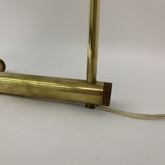 Image 1 of Rare Fifties Brass Table Lamp - 1950s