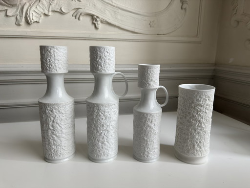 4x Royal Porzellan Bavaria KPM Vases