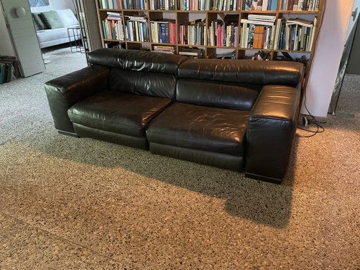 Natuzzi leather sofa