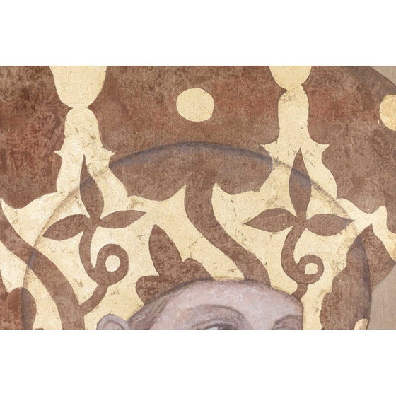 Image 1 of Cuadro antiguo que representa un rostro, Francia