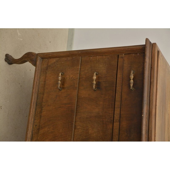 Image 1 of Cassettiera vintage in noce a 3 cassetti