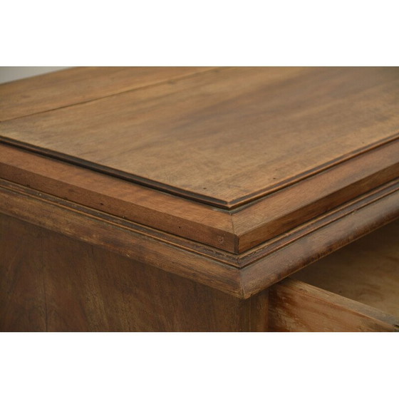 Image 1 of Cassettiera vintage in noce a 3 cassetti