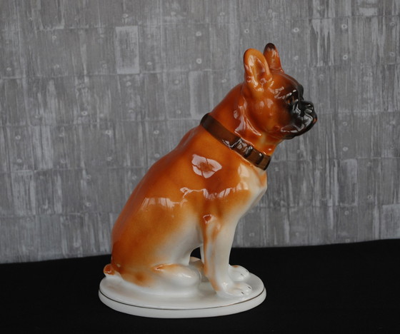 Image 1 of Lomonosov Lfz Bouledogue français Carlin Sculpteur V.s.drachinskaya