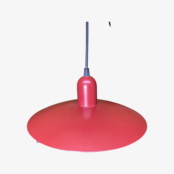 Image 1 of Red Dutch Design Pendant Light Made From Metal