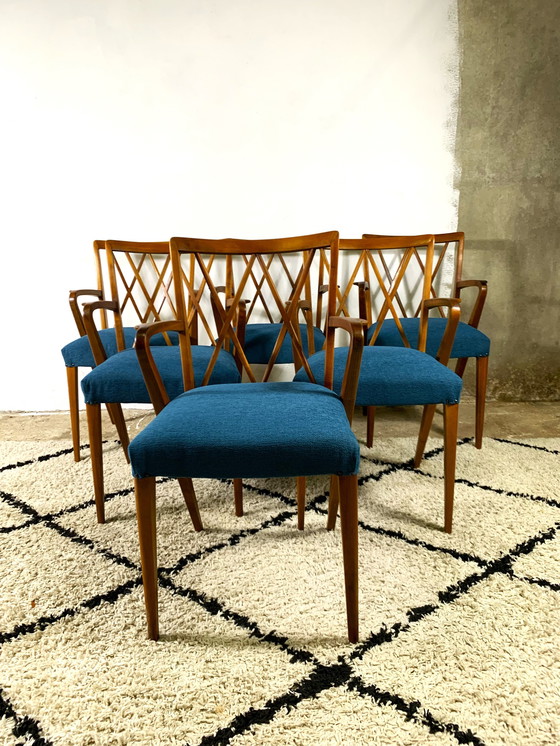 Image 1 of Set Of 6 Zijlstra Joure "Poly Z" Chairs, Abraham A. Patijn 