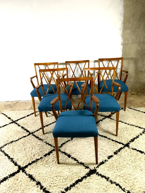 Image 1 of Set Of 6 Zijlstra Joure "Poly Z" Chairs, Abraham A. Patijn 