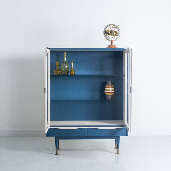 Image 1 of Vintage glass dresser with 2 drawers