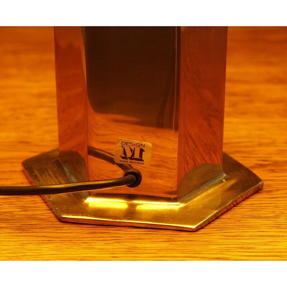 Image 1 of Vintage brass lamp by Ingo Maurer for Dunhill, 1960