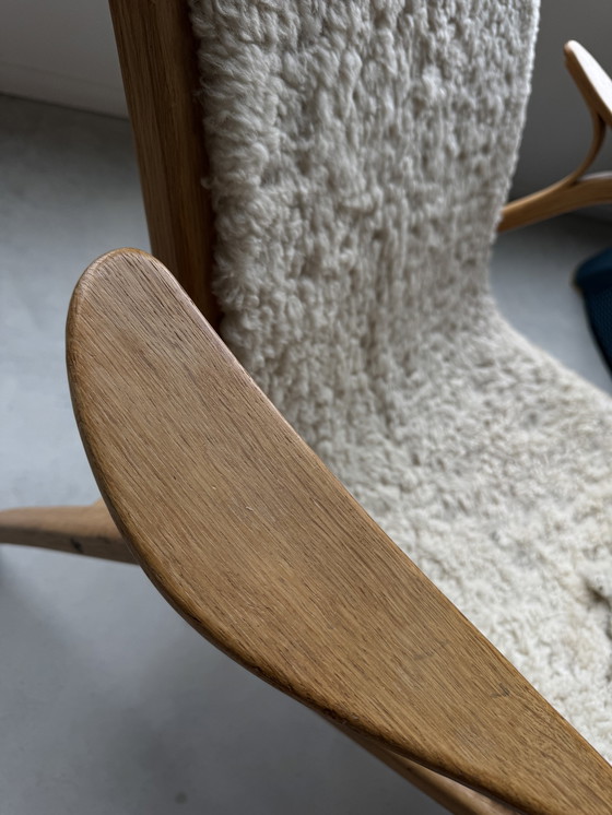 Image 1 of Poltrona Lamino svedese in lana vintage