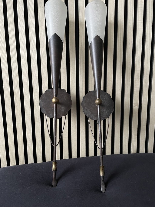 Frantzen Excl. Many 2 Torch Wall Lights