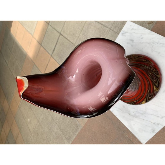 Image 1 of Vintage Murano glass "arum" vase, 1950s