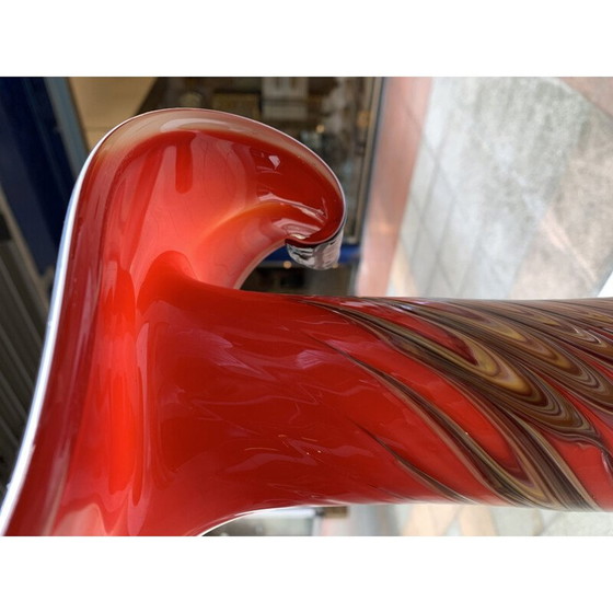 Image 1 of Vintage Murano glass "arum" vase, 1950s